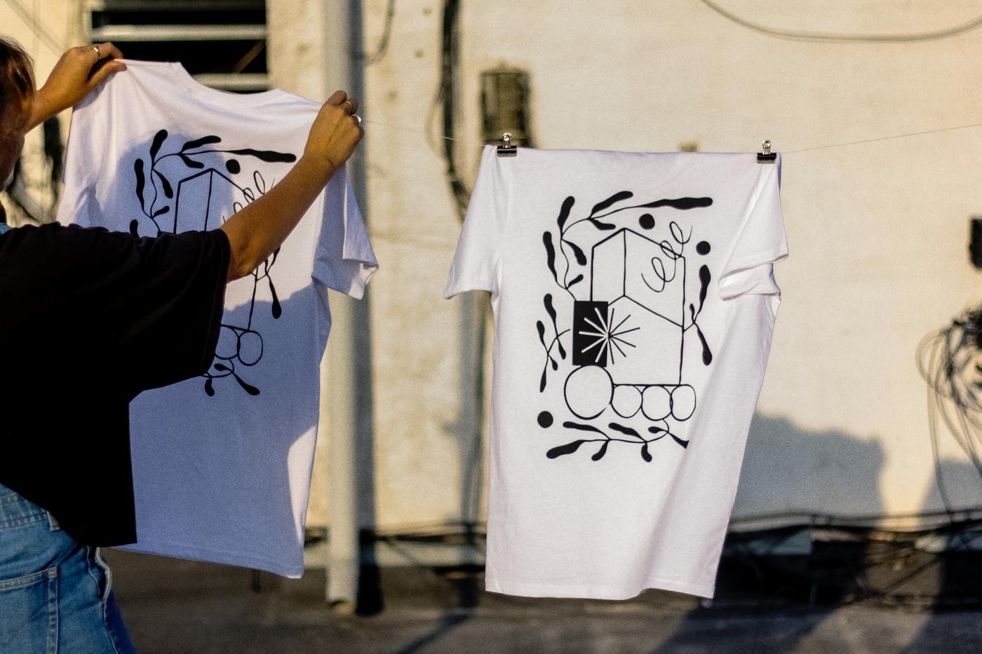 Our first batch of organic tee-shirt