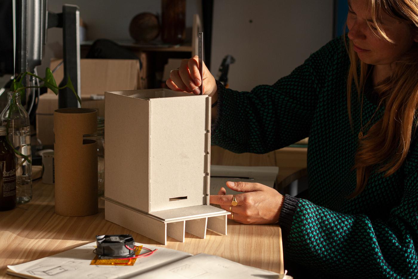 Design process. Modelling what will be the Domingo Fermenter Mini.