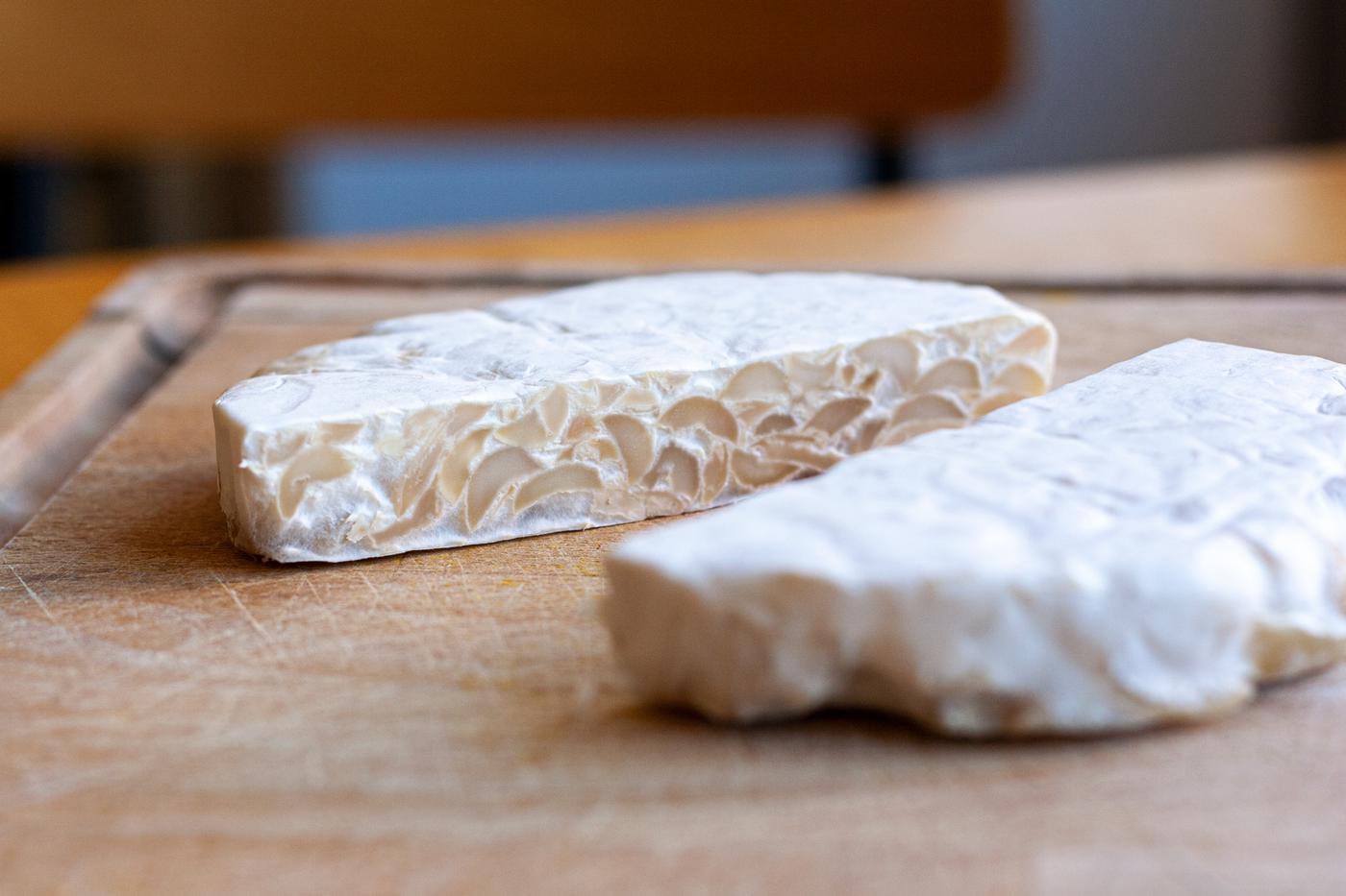 A kick-ass peanut tempeh made with our Domingo Fermenter